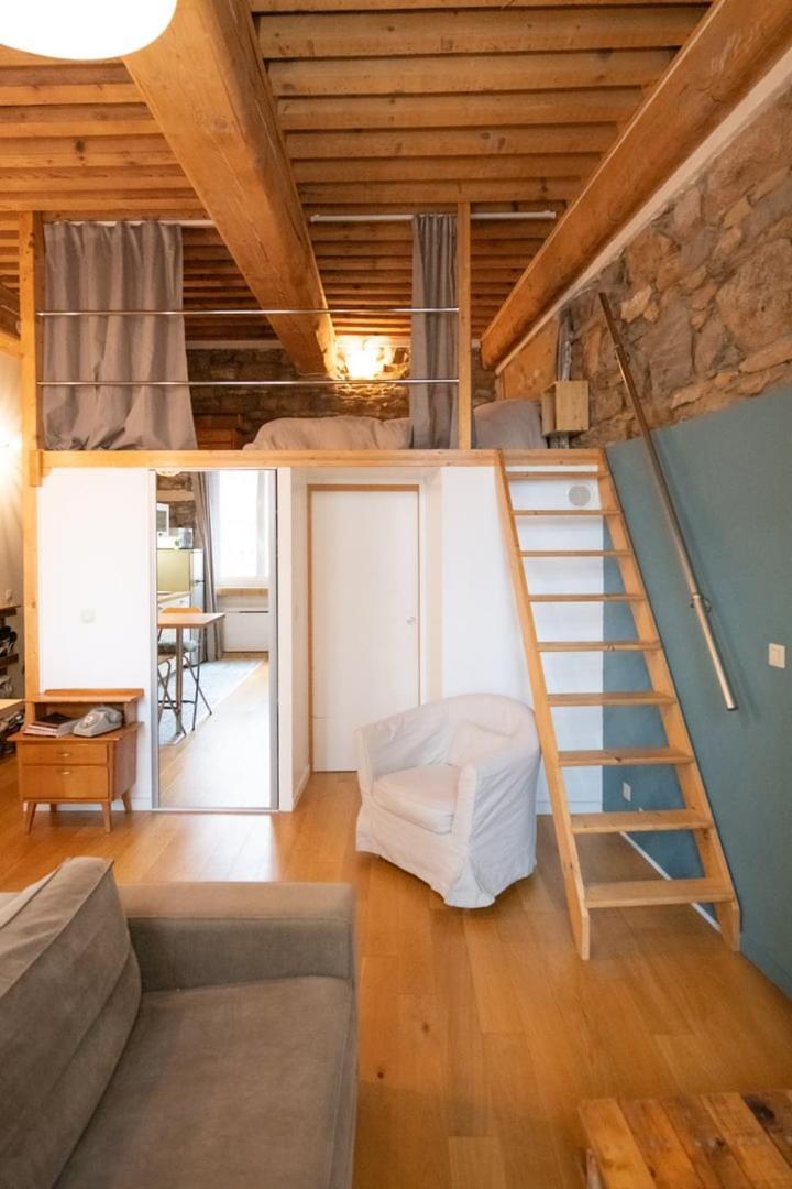 Le Petit Imbert - Studio Chaleureux Et Cozy Lyon Bagian luar foto